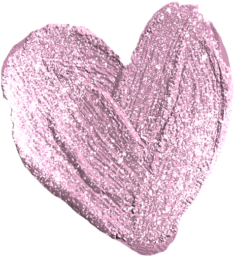 Pink Glitter Heart